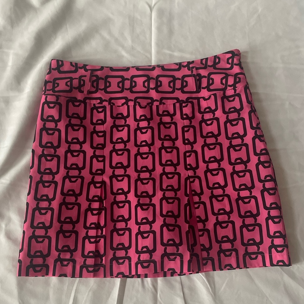 Golftini Connector Ladies Pink Black 4 Golf Skort Pickleball